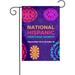 National Hispanic Heritage Month Flags Garden Flag Double Sided Yard Outdoor Decoration Banners For House Wedding Holiday 12 X18