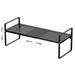 ARCCI Expandable Kitchen Cabinet YPF5 Shelf Organizers Stackable Metal Pantry Storage Shelves Rack Adjustable Counter Shelf for Cabinets Countertop Cupboard Organizers and Storage Black