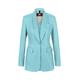 Riani Damen Blazer aus Leinen-Stretch, aqua, Gr. 38