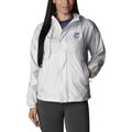 Women's Columbia White Corpus Christi Hooks Omni-Shade Flash Challenger Full-Zip Windbreaker Jacket