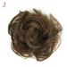 Duklien Women s Curly Messy Bun Hair Twirl Piece Scrunchie Hairpieces Extensions Hairdressing Hair Accessory for Women & Men (J)