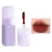 GHSOHS Lip Tint Stain Green Makeup Lip Balm Lip Gloss Water Light Lip Glaze Long Lasting Waterproof Liquid Lipstick Red Lip Stain Non Sticky Moisturizing Lipgloss Makeup Lip Stick 2ml Non St B