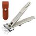 Nail Clipper 360 Degree Rotatable Nail Cutter Fingernail Manicure Trimmer with Leather Case