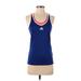 Adidas Active Tank Top: Blue Activewear - Women's Size Small