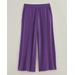 Blair Women's Knit Gauchos - Purple - L - Misses