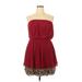 Jessica Simpson Casual Dress - DropWaist: Burgundy Dresses - Women's Size 14