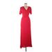 Lulus Casual Dress - Maxi: Red Dresses - Women's Size Medium