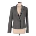 Ann Taylor Wool Blazer Jacket: Gray Jackets & Outerwear - Women's Size 8