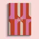 2024 2025 Academic Diary A5 Hardcover - Pink And Red