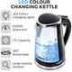 Tower T10012 LED Colour Changing Kettle 1.7L 2200W Black