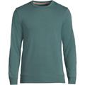 Tall Serious Sweats Loopback Jersey Sweatshirt, Men, size: 42-44, big and tall, Green, Cotton-blend/Poly-blend, by Lands' End