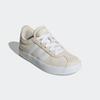 Sneaker ADIDAS SPORTSWEAR "VL COURT 3.0 KIDS", Gr. 37, weiß (aluminium, cloud weiß, aluminium), Leder, Synthetik, sportlich, Schuhe, inspiriert vom Design des adidas samba