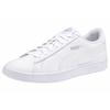 Sneaker PUMA "SMASH V2 L", Gr. 47, weiß (puma, weiß, puma, weiß), Leder, Synthetik, unifarben mit Farbeinsatz, sportlich, Schuhe