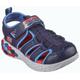 Sandale SKECHERS KIDS "J - BOYS" Gr. 30, blau (navy, rot) Kinder Schuhe