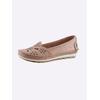 Slipper GEMINI, Damen, Gr. 39, rot (rosenholz), Glattleder, sportlich, Schuhe