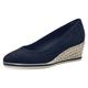 Keilpumps TAMARIS Gr. 40, blau (navy) Damen Schuhe Keilpumps