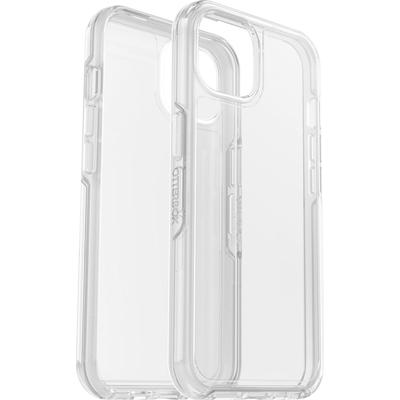 OTTERBOX Smartphone-Hülle "OtterBox Symmetry+Alpha Glass Anti-Microbial iPhone 13, clear" Hüllen farblos (transparent) Smartphone Hülle