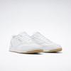 Sneaker REEBOK CLASSIC "REEBOK COURT ADVANCE", Gr. 42, weiß (weiß, gum), Leder, Synthetik, sportlich, Schuhe