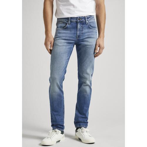 "5-Pocket-Jeans PEPE JEANS ""Pepe Jeans SLIM JEANS"" Gr. 33, Länge 32, blau (medium used) Herren Jeans 5-Pocket-Jeans"