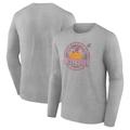 Men's Fanatics Branded Gray Alabama Crimson Tide 2024 NCAA Basketball Tournament March Madness Final Four Elevated Greatness Long Sleeve T-Shirt