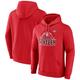 Men's Fanatics Branded Red Houston Cougars 2024 NCAA Basketball Tournament March Madness Sweet Sixteen Defensive Stance Pullover Hoodie