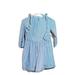 J. Crew Dresses | Girls Crewcuts Size 8 Navy Stripe Ruffle Dress Preppy Nautical | Color: Blue/White | Size: 8g