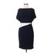 Lauren by Ralph Lauren Casual Dress - Bodycon: Blue Color Block Dresses - Women's Size 6