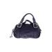 Cole Haan Leather Shoulder Bag: Blue Solid Bags