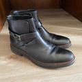 Coach Shoes | Coach Leather Ankle Wrap Strap Buckle Men's Boots G1096 | Color: Black | Size: 10