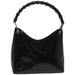 Gucci Bags | Gucci Bamboo Shoulder Bag Patent Leather Black 001 1998 3008 Auth Ar11412 | Color: Black | Size: W9.8 X H6.3 X D3.5inch