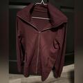 Lululemon Athletica Jackets & Coats | Burgundy Lulu Hooded Jacket | Color: Red | Size: 4