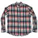 American Eagle Outfitters Shirts | American Eagle Shirt Mens Large Seriously Soft Long Sleeve Linen Black Plaid | Color: Black/Red | Size: L