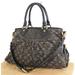 Louis Vuitton Bags | Auth Louis Vuitton Neo Cabby Mm Black Denim Monogram Hand Shoulder Bag 21611 | Color: Black/Brown | Size: Os