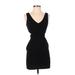 Express Casual Dress - Bodycon: Black Solid Dresses - Women's Size 2X-Small