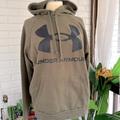 Under Armour Tops | Ladies Under Armour Loose Pullover Oversized Hoodie | Color: Black/Green | Size: M