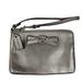 Coach Bags | Coach Metallic Pewter Pebble Leather Wristlet Women's Handbag Purse | Color: Gray | Size: Os