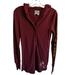 Victoria's Secret Tops | Asu Pink By Victoria's Secret Shirt Women's M Long Sleeve Hoodie Thermal Top | Color: Red | Size: M