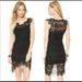 Free People Dresses | Free People Black Fan Lace Slip Dress, S | Color: Black | Size: S