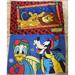 Disney Other | 2 Disney Flannel Pillow Cases Lion King & Pluto Donald Duck Mickey Goofy Read | Color: Tan | Size: Osbb