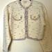 J. Crew Jackets & Coats | J Crew Cropped Lady Jacket | Color: Cream/Pink | Size: S