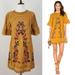 Free People Dresses | Free People Perfectly Victorian Embroidered Dress | Color: Yellow | Size: S