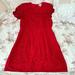 Michael Kors Dresses | Michael Kors Lace Fit And Flare Red Dress Size Xs Guc | Color: Red | Size: 2