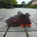 Adidas Shoes | Adidas Ozweego Zip Cny Sneakers Men's Black Red Festive Athletic Shoes Size 8 | Color: Red | Size: 8