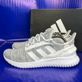 Adidas Shoes | Adidas Kaptir 2.0 Running Sneaker Mens Size 9.5 Grey/White Fast Shipping | Color: Silver/White | Size: 9.5