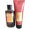 Bath and Body Works Men's Collection Ultra Shea Body Cream & 2-in-1 Hair and Body Wash Bourbon.