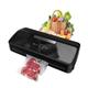 Vacuum Sealer for Home with Food Storage, Air Sealer with 6-in-1 Function, Vacuum Sealer with Sealer Bags and Built-in Bag Cutter, Black