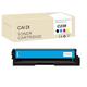 CAIDI High Yield Toner Cartridge C230 (No Chip) Compatible 006R04383 006R04384 006R04385 006R04386 Toner Cartridges Replacement for Xerox C230 C235 Printer (1, Cyan)