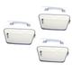 jojofuny 3 Pcs Projector Carrying Case Video Projector Case Electronics Accessories Organizer Travel Organizer Projector Travel Carrying Bag White Printer