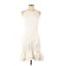 Betsy & Adam Casual Dress - DropWaist: Ivory Dresses - Women's Size 10