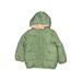 London Fog Jacket: Green Solid Jackets & Outerwear - Kids Girl's Size Large